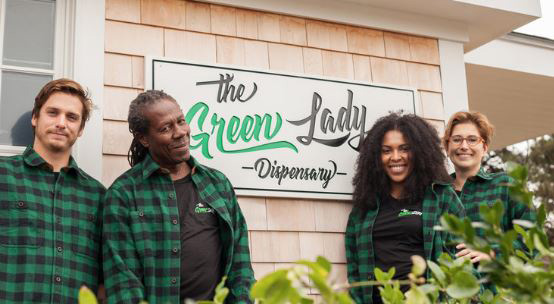 Staff Outside The Green Lady Nantucket Dispensary - Credit: The Business Journals